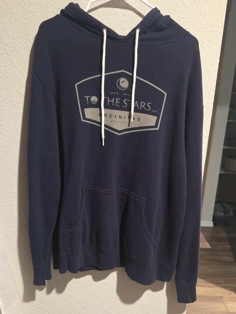 To The Stars Navy Graphic Hoodie